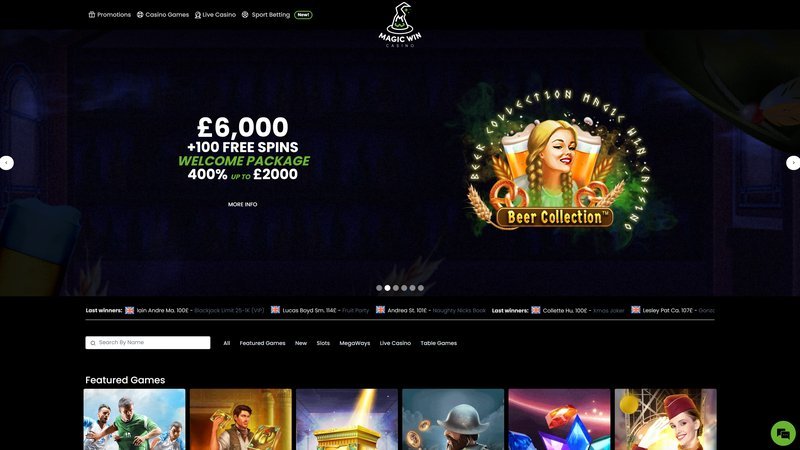 What to Expect from Magic Win Casino UK Login